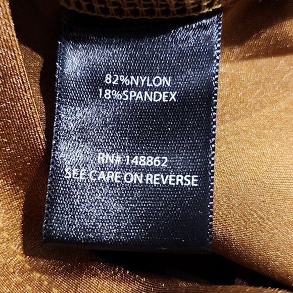 Torrid - Shiny Nylon Scoop Neck Cami in Bronze - Picture 8 of 12